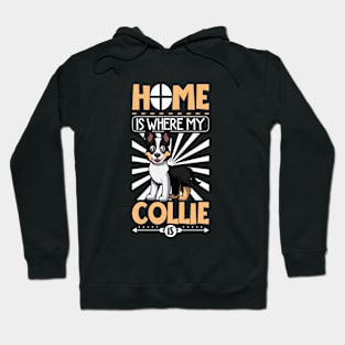 Home is with my Smooth Collie Hoodie